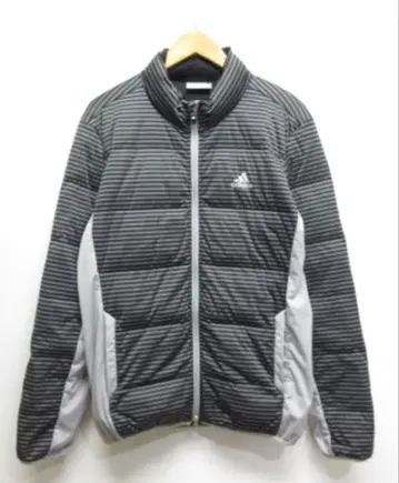 새상품 adidas 골프 다운 자켓 그레이/화이트