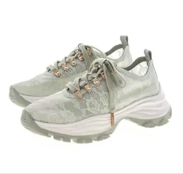 레이스 시어 스니커즈 그린 RANDA