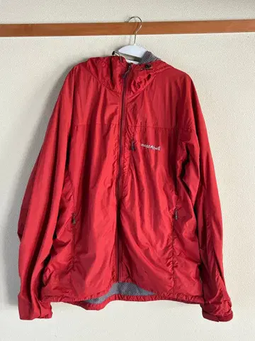 mont-bell 라이트쉘 후드티