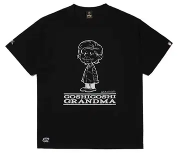 GOSHIGOSHI GRANDMA 반팔T셔츠 블랙 XL