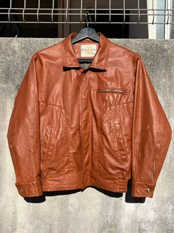 가죽 자켓 브라운