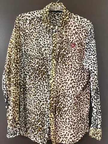 프란시스토모크스 레오파드 표범 무늬 긴팔 셔츠