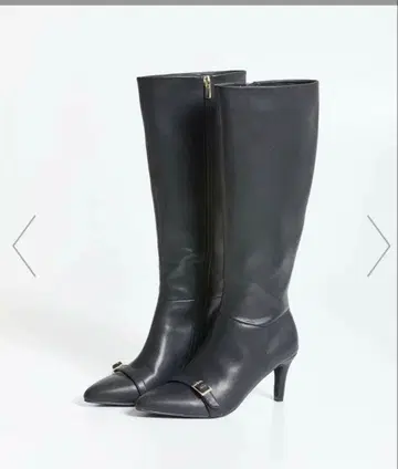 버클 디자인 롱 부츠 미사용