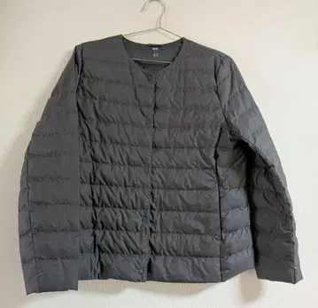 UNIQLO 울트라 라이트 다운 자켓 XL 그레이 (수납 봉투 포함)