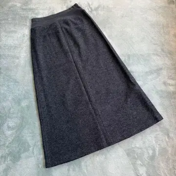 [ 새상품급 ] 비어즐리 허리 리브 울 스커트