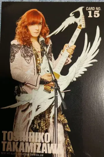 THE ALFEE 토시키 타카미자와 카드 No.15