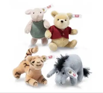 Steiff 곰돌이 푸 95주년 미니어처 세트