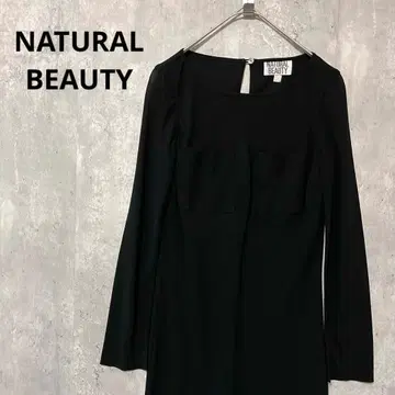 NATURAL BEAUTY 심플 롱 블라우스 원피스 큐티메