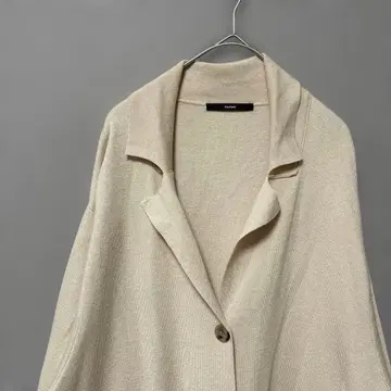 카스타네 니트 자켓(F) 베이지 무지 루즈핏 부드러운 니트 가디건