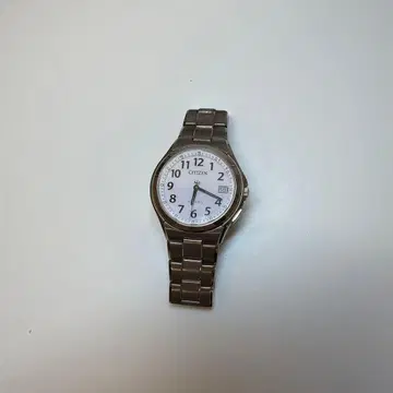 CITIZEN 아날로그 손목시계 실버