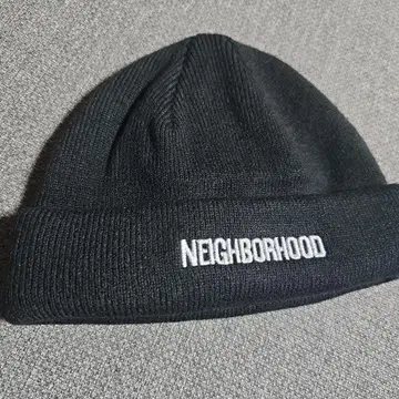 NEIGHBORHOOD 블랙 니트 모자 네이버후드 비니