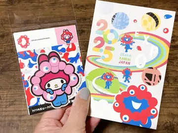 [ 마이멜로디 어패럴 씰과 엽서 세트 ] 산리오 미야쿠미야쿠