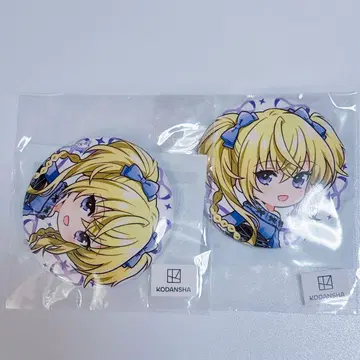 수호캐릭터 우타우 캔뱃지 2점