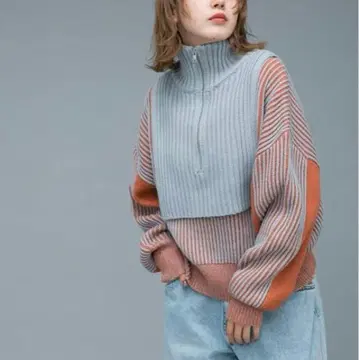 KBF 하프 ZIP 니트