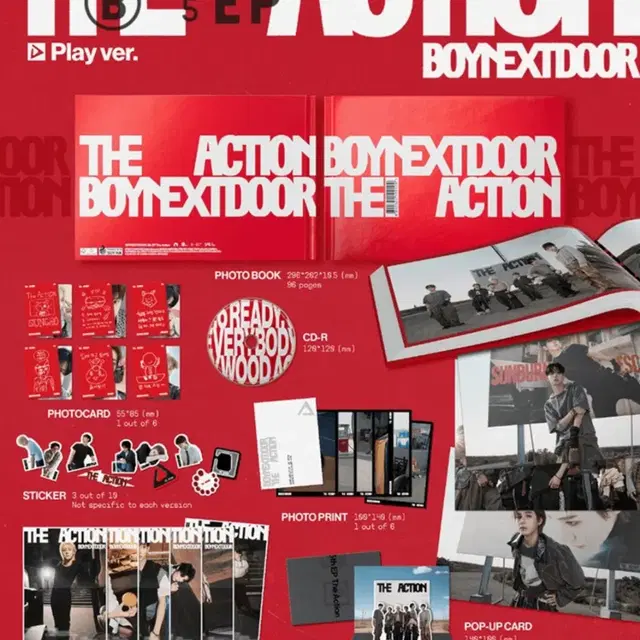 보이넥스트도어보넥도 디액션더액션 개봉 앨범 구성품