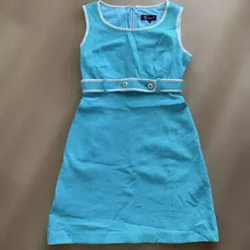 ROPE 슬리브리스 무릎 기장 원피스 벨트 포함