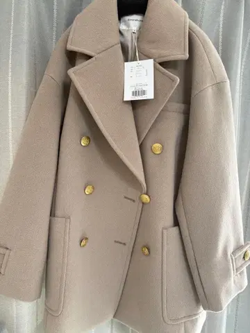 Rirandture 베이지 피 코트