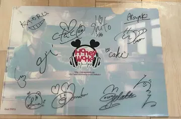 허니웍스 사인 포함 클리어 파일 하니와