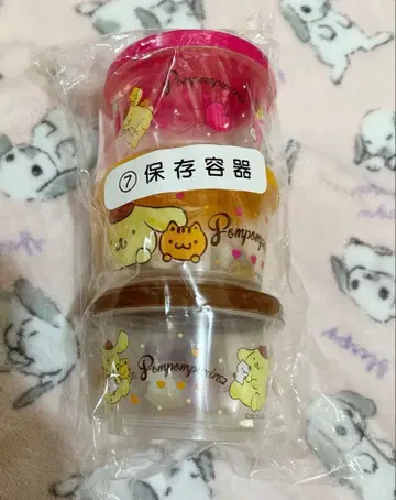 산리오 복권 폼폼푸딩 보존 용기 미개봉