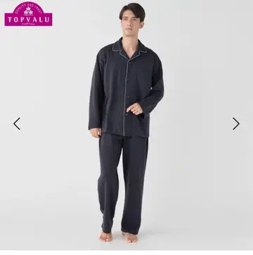 이온 코튼 퀼트 파자마 남성용 피스핏 네이비