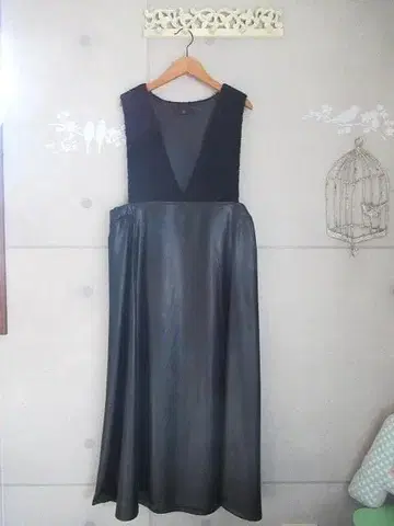 *Mia-asterism 미아 아스테리즘* 복슬복슬 이소재 절개 원피스