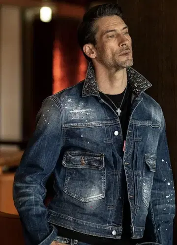 구매 가능한 LEON 게재 DSQUARED2 HERITAGE 데님 자켓