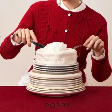 [미사용 새상품] Rose cream cake bag