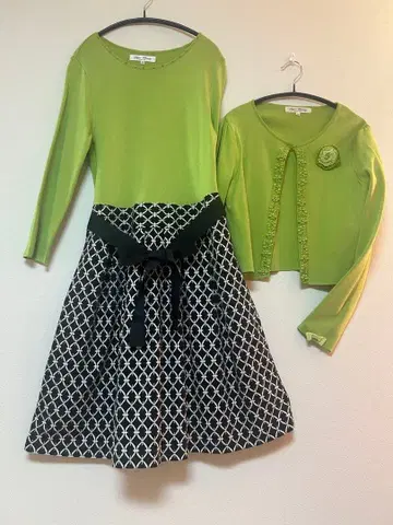 슈퍼 뷰티 42 원피스 가디건 세트 L