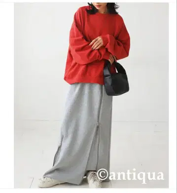 안티카 숏 기장 쭈리 풀오버 트레이닝복