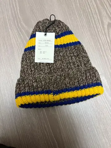 쿠티 cootie 니트 모자 비니 브라운