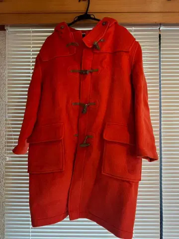 CLOVERALL 오렌지 더플 코트