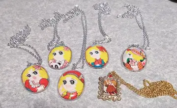 캔디캔디 펜던트 6개 세트 쇼와 레트로 목걸이