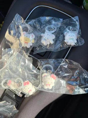 산리오 메지루시 액세서리 포근포근 스노우