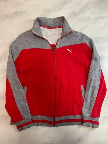 PUMA 푸마 저리 XL 사이즈 100% 코튼 빨간색 그레이