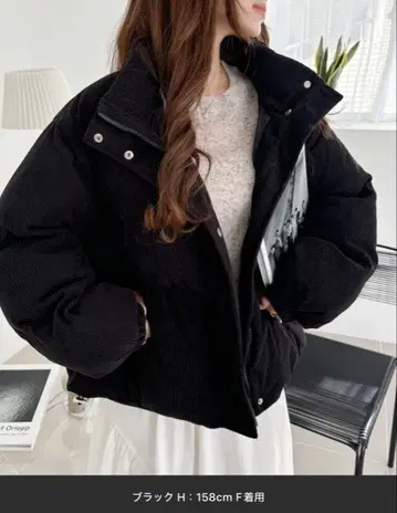 [ 미사용 새상품 ] Ada. 코듀로이 다운 자켓 ( 택 포함 )