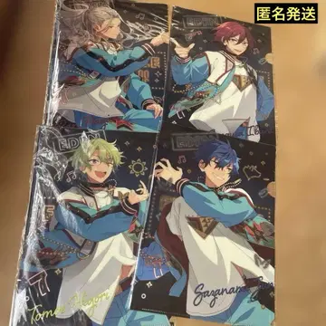 앙스타 Eden 7주년 네온 클리어 파일 4장 세트 미사용 미개봉