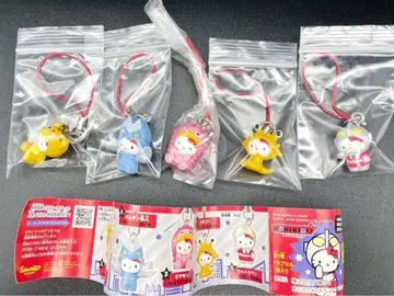 헬로키티 변신 스트랩 울트라맨 전 5종 컴플리트 세트