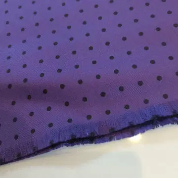 FAIRFAX 보라색 도트 무늬 스톨 스카프