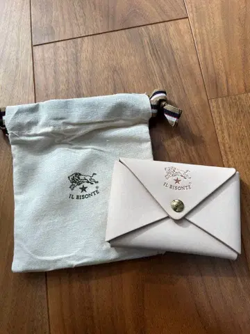 [하자품 새상품] 일비종떼 Il Bisonte 명함지갑 카드 케이스