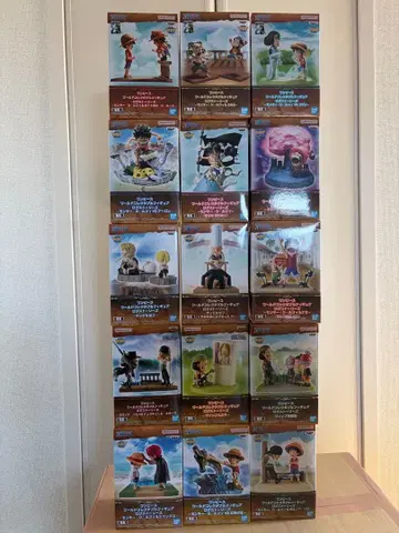 원피스 월드 컬렉터블 피규어 로그 스토리 세트 판매