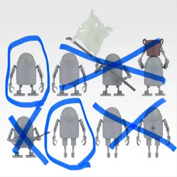 니어 오토마타 NieR automata 기계 생명체 피규어와 아담