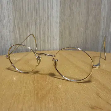 빈티지 금테 USA 미국제 안경 둥근 안경 군 USS 밀리터리