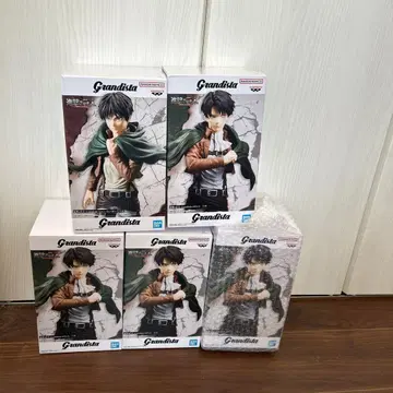 Grandista 진격의 거인 피규어 5개 세트 묶음 판매