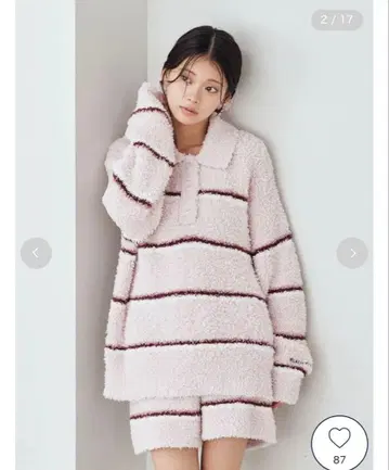 젤라토 보더 폴로 카라 풀오버