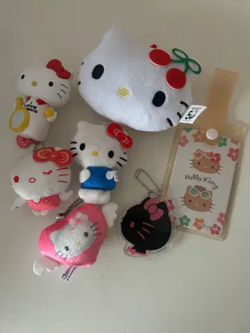 키티 키링 패스 케이스 피규어 묶음 판매