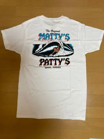 택 포함 새상품 RVCA MATTY'S PATTY'S 셔츠 화이트