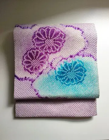 나고야 오비 시보리 보라색