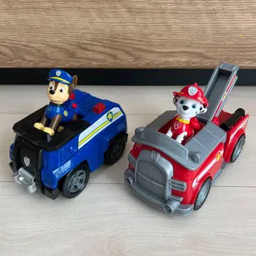 파우 패트롤 패트롤카와 소방차 세트