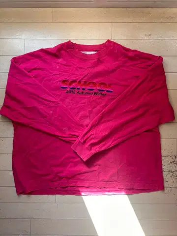 DAIRIKU/'SCHOOL' Embroidery Vintage Tee