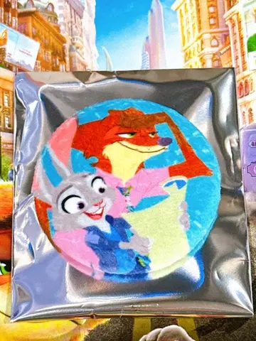 주토피아 복슬복슬 캔뱃지 주디 닉 영화